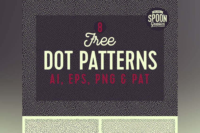 8 Free Seamless Dot Patterns 